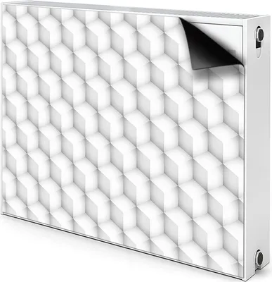Produktbild von Magnet Heizkörper Heizkörper-Abdeckung Heizkörperabdeckung 80x60 cm  - Würfel