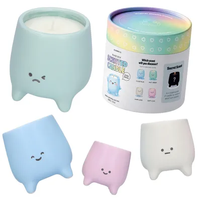 Produktbild von Deleca Duftkerze Blind Box 220g Sojawachs Kerze - Mystery Box Kerze im Keramiktopf, 35-40 Std. Brenndauer, Geschenkidee