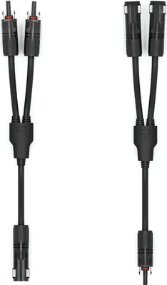 Produktbild von hb-digital Solar Stecker Verteiler Y-Typ 2-fach Solarkabel Steckverbinder für Solarpanel