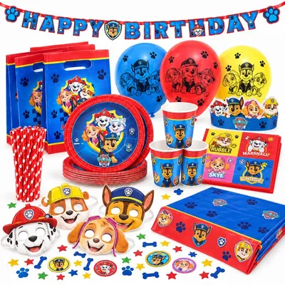Produktbild von Paw Patrol XXL Partyset zum Kindergeburtstag