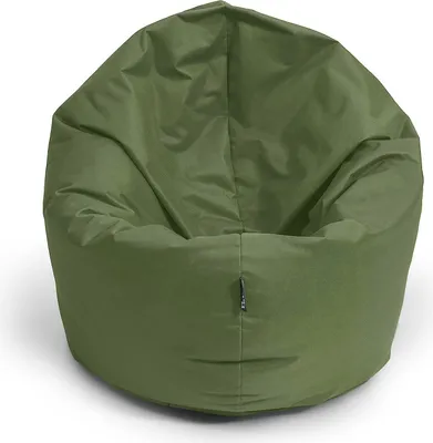 Produktbild von Sitzsack mit füllung 2 in 1 Sitzkissen Bean Bag Outdoor Indoor Wasserfest | Khaki 70cm