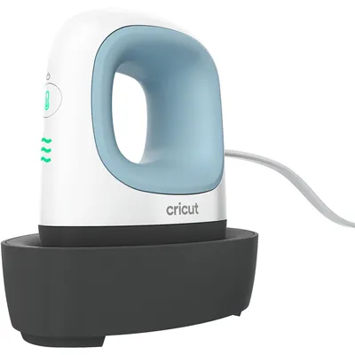 Image de Cricut EasyPress Mini, blanc, bleu