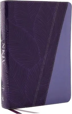 Produktbild von NKJV Study Bible, Leathersoft, Purple, Full-Color, Thumb Indexed, Comfort Print