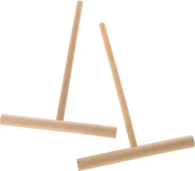 Produktbild von SIDCO Crepesverteiler 2 x Verteiler Crepes Teigverteiler Crepesteig Buchenholz