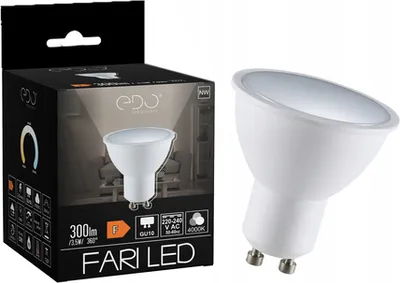 Produktbild von FARI LED GU10 3.5W 4000K neutral NW 300lm 120st EDO777458 EDO Solutions