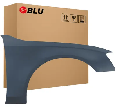 Obrázek produktu pro BLU Blatník náhrada pro Audi A4 B8 S4 LIFT LX7Z Pravý Stříbrný DelphinGrau | 2011-2015 | Přední | Lakovaný | Připravený k montáži