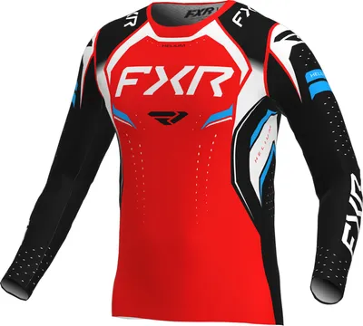 Produktbild von FXR Helium Edge Motocross Jersey, rot/schwarz/weiß, S