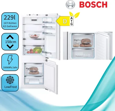 Produktbild von Bosch Eibau-Kühl/Gefrier-Kombination KIS77ADD0