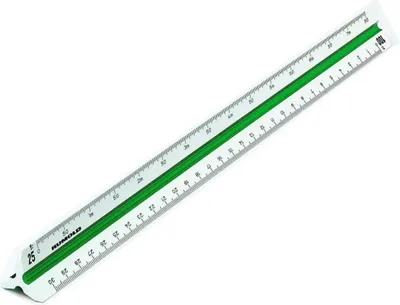 Produktbild von Rumold - Maßstabsstab 150/30 1 1:20/25/50/75/100/125 | 15 Stück