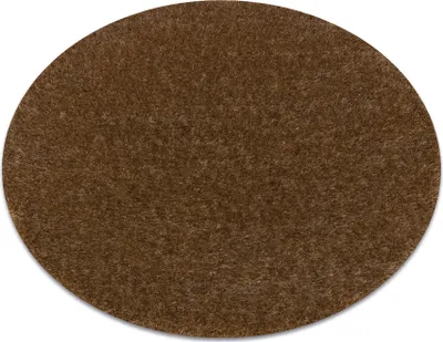 Produktbild von Teppich BUENOS Kreis 6650 shaggy schlicht, einfarbig beige beige rund 120 cm