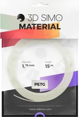 Zdjęcie produktu dla 3DSimo Filament PETG/PLA (MultiPro/KIT) - 15 m biały
