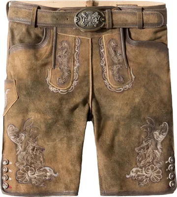 Produktbild von Stockerpoint - Herren Lederhose mit Gürtel, (Hans), Größe:48, Farbe:Havanna Vintage