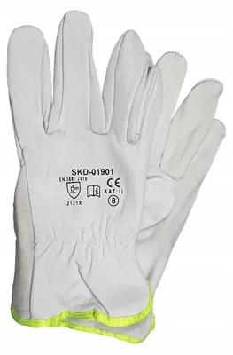 Produktbild von Schmith Leder-Arbeitshandschuhe Gr. 9 / L, 1 Paar - Schutzhandschuhe Arbeitsschutz Montagehandschuhe BHP