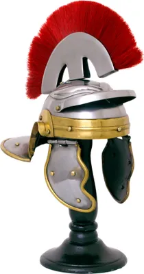 Produktbild von Dekohelm Miniaturhelm Zenturio mit Haarbusch