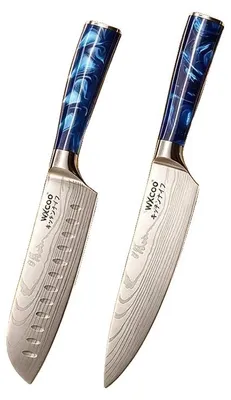 Produktbild von Kochmesser Set, Edelstahlkonstruktion, ergonomischer Griff, Küchenmesser