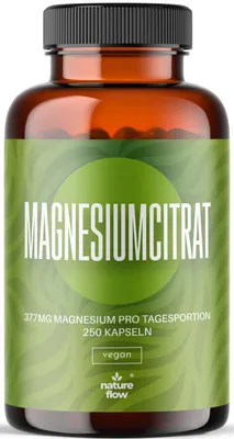 Produktbild von True Elements Magnesiumcitrat 250 Kapseln 377 mg pro Tagesportion