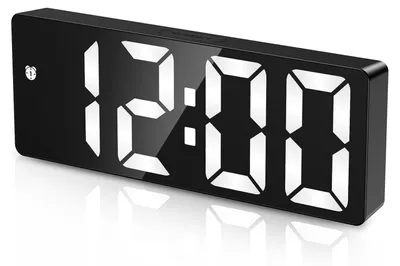Digitalwecker LED, Typ-C, Helligkeit einstellbar, Schlummer, 12/24h