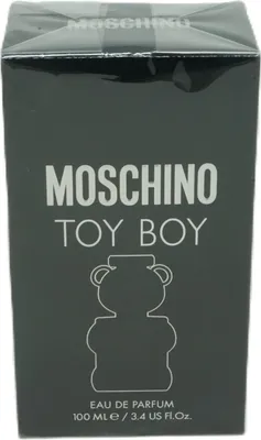 Produktbild von Moschino Toy Boy, Männer, 100 ml, Nicht nachfüllbare Flasche, Bergamotte, Elemi, Muskatnuss, Birne, Rosa Pfeffer, Gewürznelke, Magnolien, Rose, Ambra, Cashmeran, Sandelholz, Vetiver