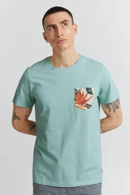 Produktbild von BLEND BHTrop - 20714922ME Herren T-Shirt Longshirt Basic