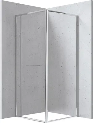 Obrázok produktu pre Sprchový kút, štvorcový, 80x80 cm - chróm - 800 x 800 x 2000 mm