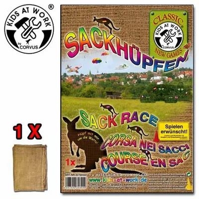 Produktbild von Kids At Work tasche junior 104 x 70 cm Jute braun