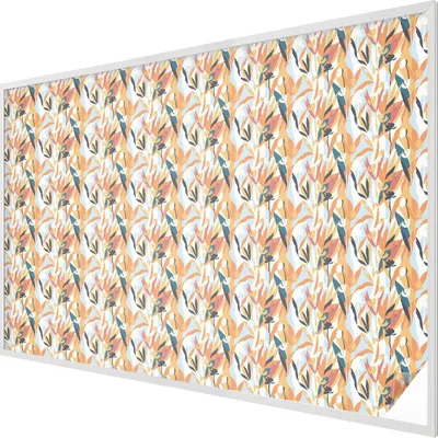 Obrázek produktu pro Vitrážová fólie na okno - 146x200 cm - vitrážový vzor - neprůhledná dekorativní fólie pro ochranu soukromí - samolepicí, UV ochrana - botanická energie