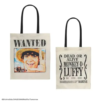 Productafbeelding van One Piece Shopperstas "Wanted Luffy"