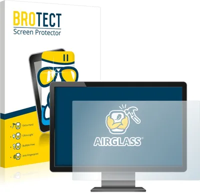 Produktbild von BROTECT Schutzglas für Flachbildschirme mit 31.8 cm (12.5 Zoll) Displays 277 x 156 mm Schutzfolie Panzer Folie Glas Display Schutz klar