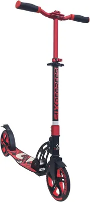 Produktbild von SIX DEGREES Aluminium Scooter 205 mm racing red, Klappmechanismus, Ständer 205 mm PRIME