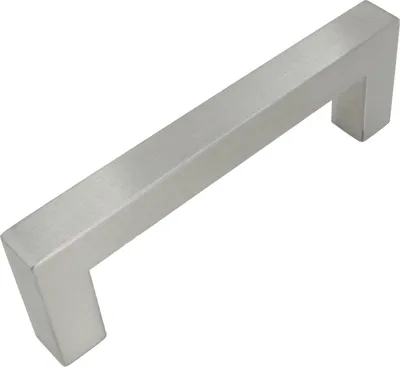 Obrázek produktu pro Klasická nábytková úchytka 96 mm z broušené nerezové oceli - Elegantní a funkční úchytka pro moderní bydlení