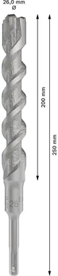 Image de Bosch PRO SDS plus-5X Hammerbohrer 26 x 200 x 250 mm - 2608836651