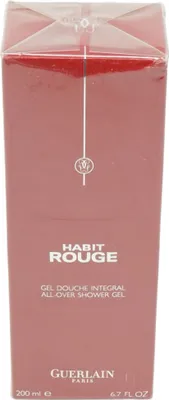 Produktbild von Guerlain Habit Rouge, Duschgel, 200 ml, Erwachsene, Männer, Körper, Orange, Patschuli, Vanille
