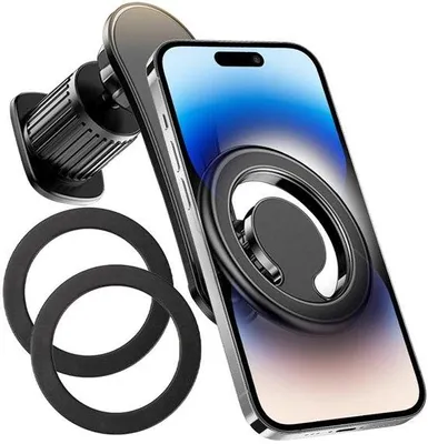 Zdjęcie produktu dla Jhubers - Uchwyt samochodowy na telefon z mocnym magnesem - Magnetyczny uchwyt na telefon