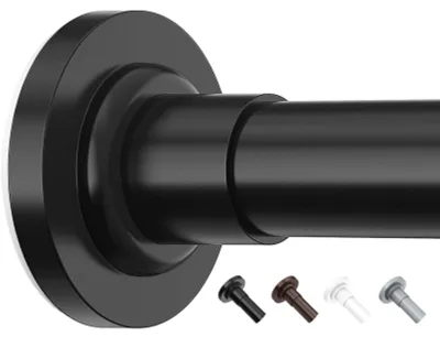 Immagine prodotto di Tenda estensibile, lunghezza da 48 a 154,9 cm - Nessuna foratura, resistente alla ruggine