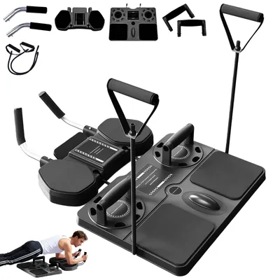 Image de Réformeur Pilates compact avec planche multifonctionnelle