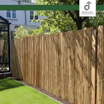 Bambus Sichtschutz BALI 180x180cm (HxL) Nature Bambus