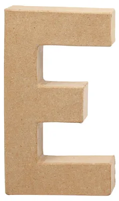 Produktbild von Creativ Company 26604, Deko-Buchstabe, Papierzellstoff, Natürlich/Natur, 115 mm, 25 mm, 205 mm