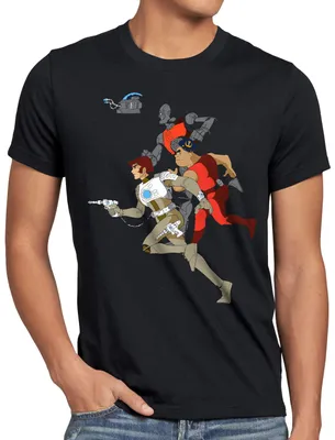 Produktbild von style3 Comet Besatzung Herren T-Shirt anime raumschiff captain