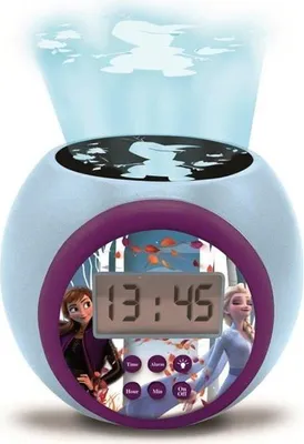 Produktbild von Wecker, Die Eiskönigin, Projektionswecker mit Timer, LEXIBOOK, Olaf Projektion, Blaues LCD Display