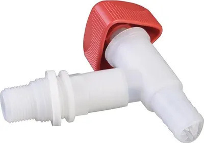 Produktbild von Auslaufhahn HDPE/LDPE R 1/2+R 3/4 Zoll HÜNERSDORFF