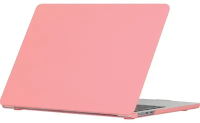 Produktbild von Mobigear Cream Matte Schutzhülle für MacBook Air 13 Zoll (2022-2026), Hartschale, MacBook Case - Rosa - Modell A2681 / A3113 / A3240 / A3449