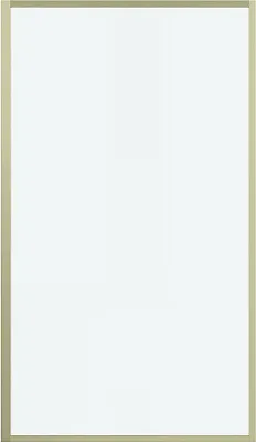 Produktbild von Goldene Badewannenabtrennung im Art-Deco-Stil - 80 x 140 cm - gehärtetes Glas - BRADENTON