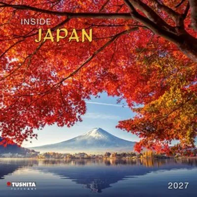 Produktbild von Kalender Inside Japan 2027, 16 Monate, internationale Feiertage, 30x30 cm (geöffnet 30x60 cm)