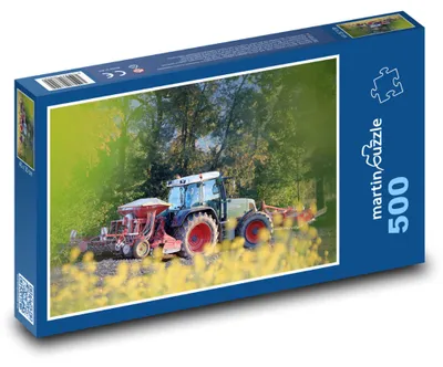 Produktbild von martinpuzzle - Puzzle 500 Teile - Traktor - Landmaschine