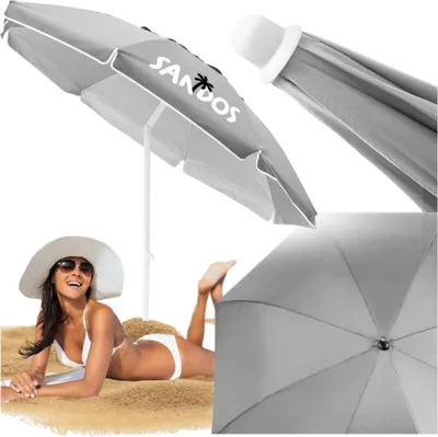 Image de Parasol de plage avec filtre UV - gris