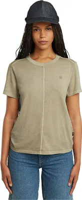 Zdjęcie produktu dla G-star Overdyed Front Seam T-shirt z krótkim rękawem Green XS Woman Green XS