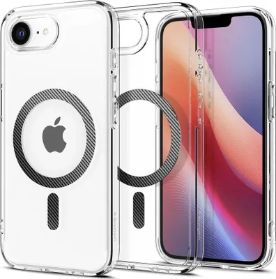 Image de SPIGEN Spigen Ultra Hybrid (MagFit) iPhone 16e Étui en fibre de carbone
