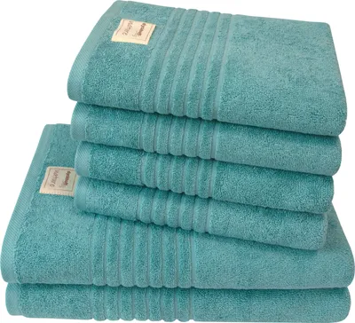 Produktbild von Dyckhoff Handtuchset Nature ozean, 6-tlg.