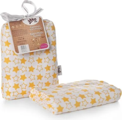 Zdjęcie produktu dla Owijka XKKO BMB 120x120 - Little Stars Orange
