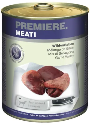 Image de Premiere Hund Meati Variations de gibier 6 x 800 g